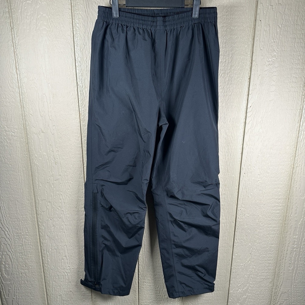Cabelas Goretex Rain Pants Mens Medium Black Golfer Hunting Waterproof Paclite